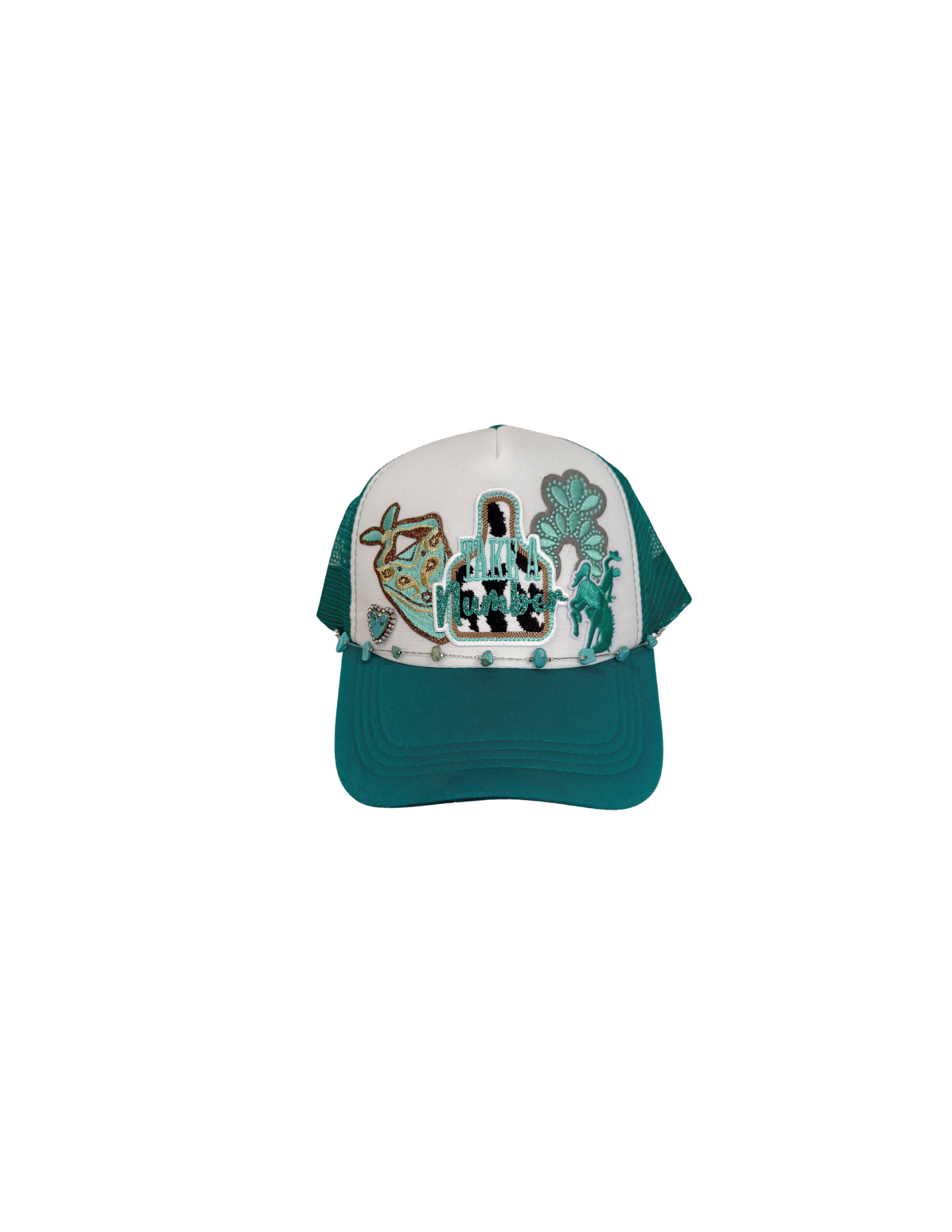 Teal PreMade Trucker