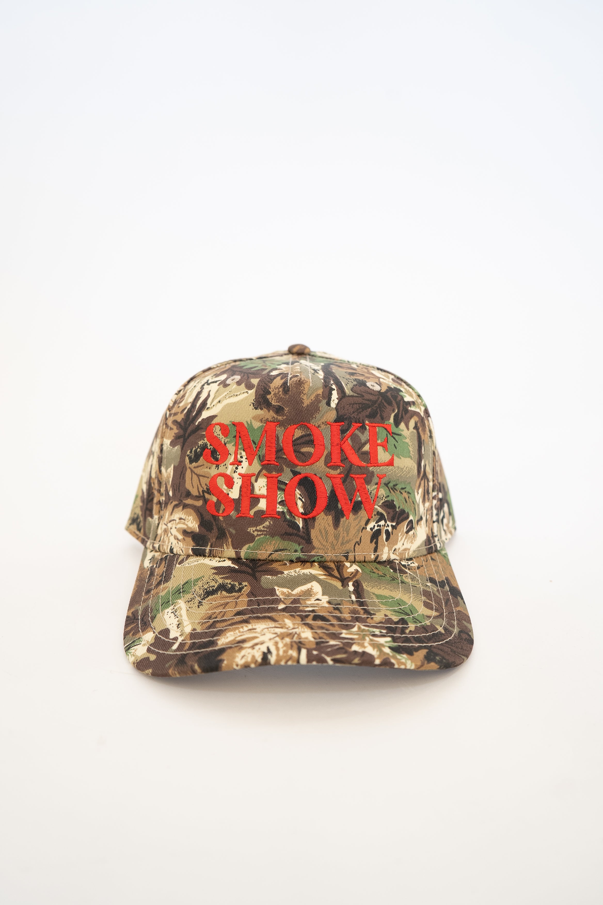 Camo Smoke Show Canvas Trucker