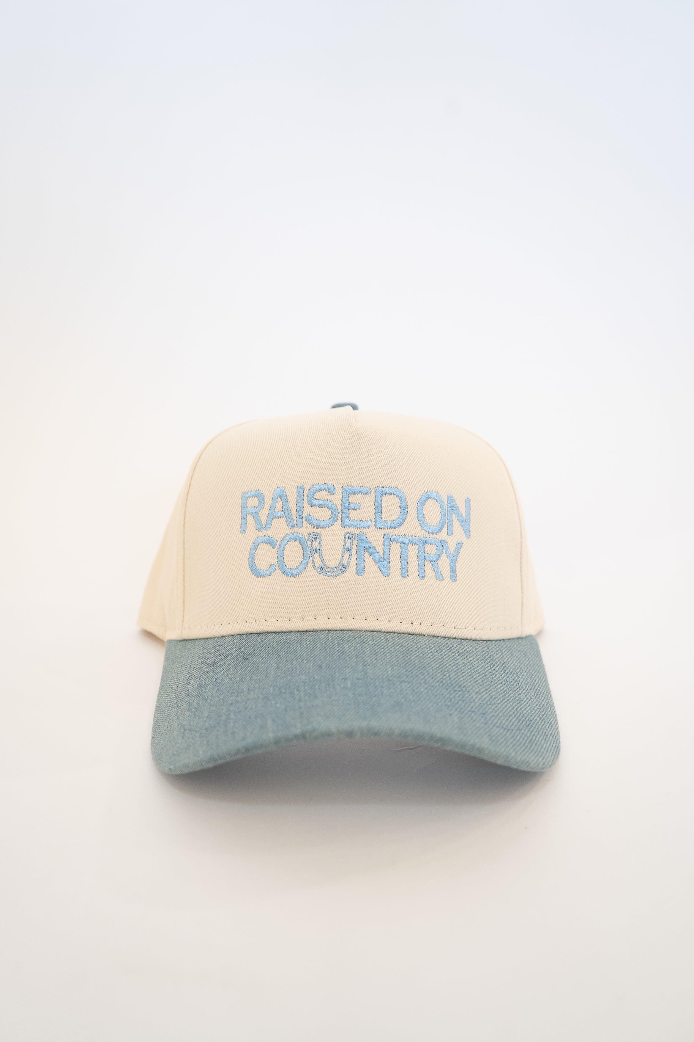 Raised On Country Denim Canvas Trucker