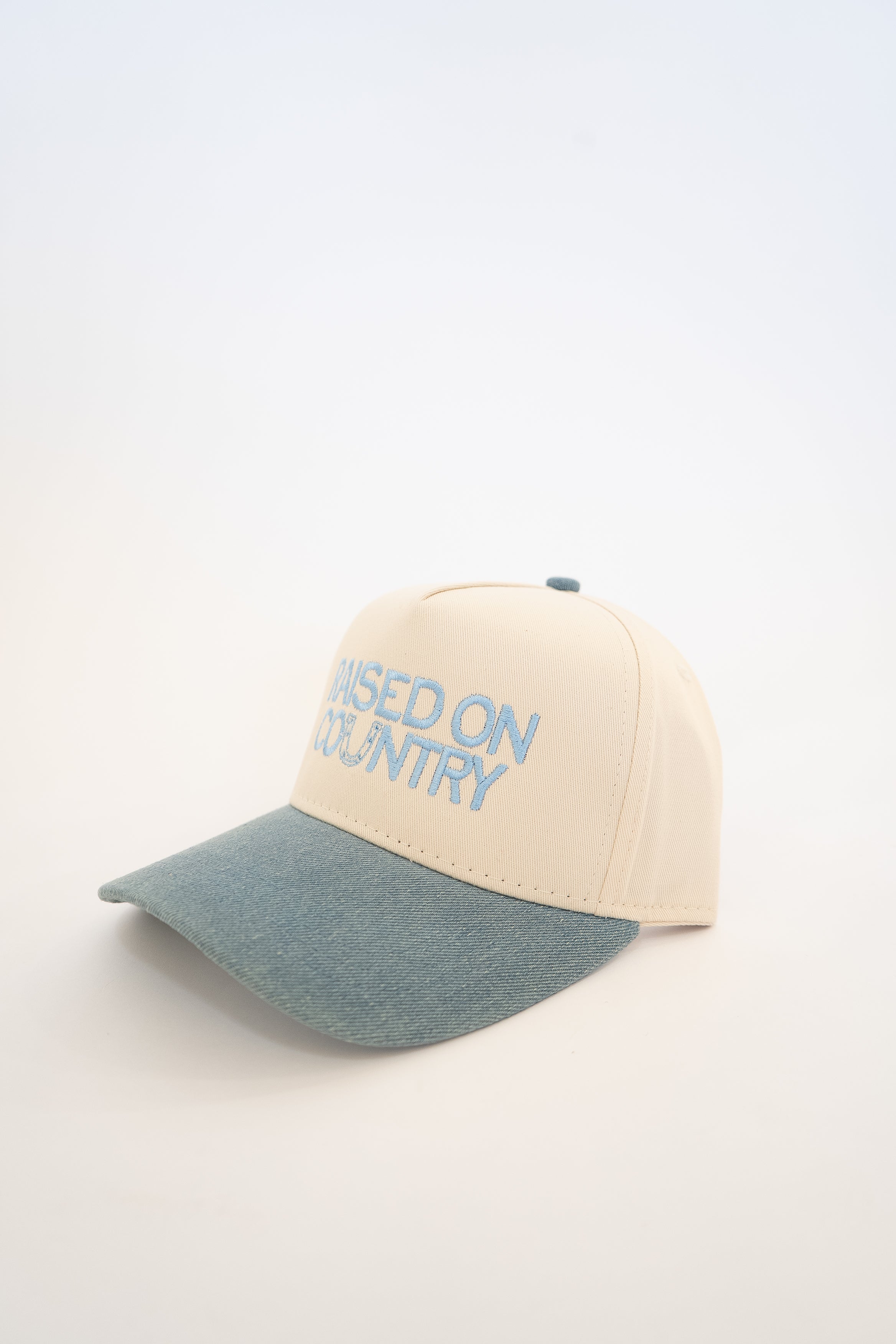 Raised On Country Denim Canvas Trucker