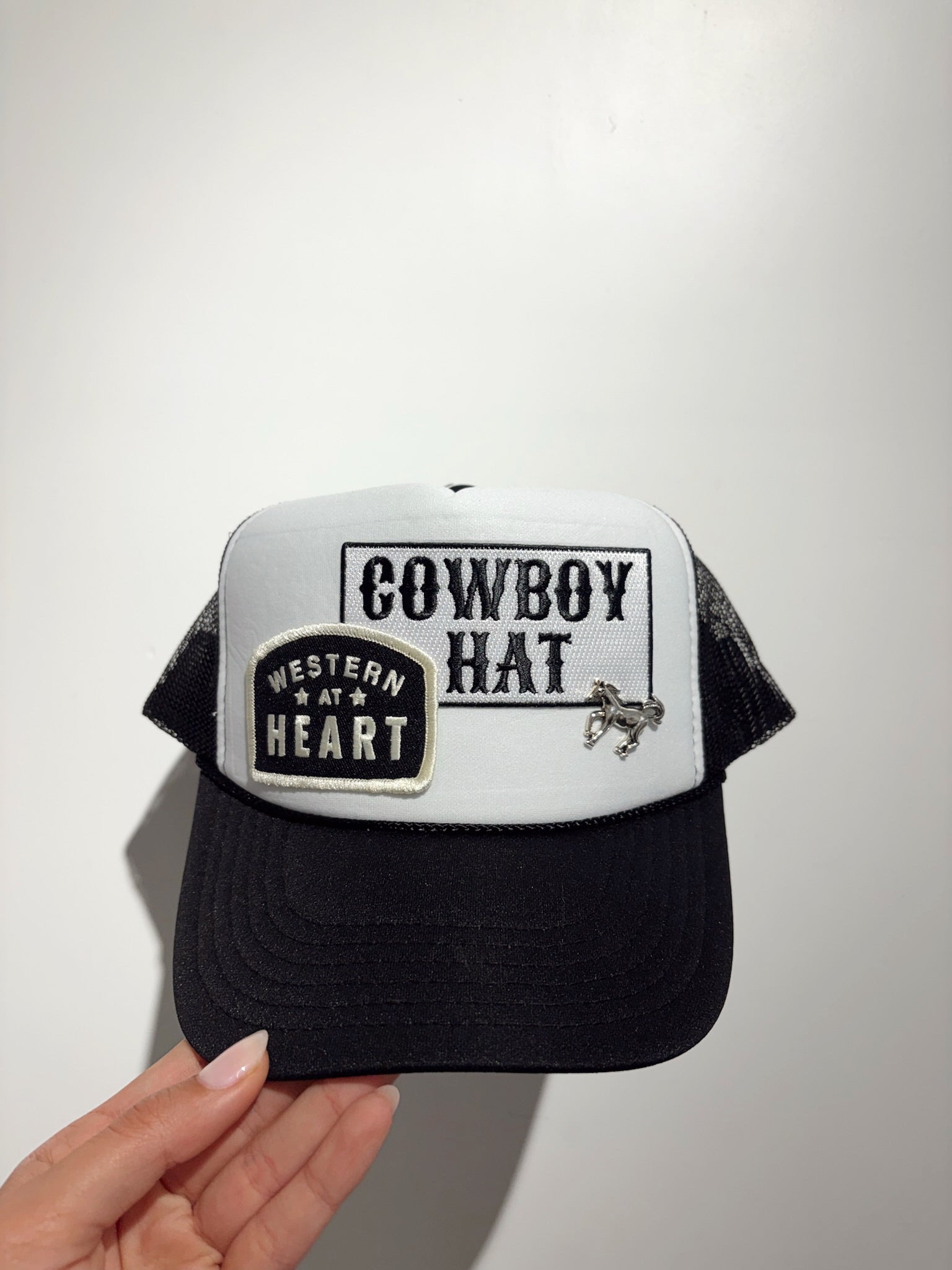 "Cowboy Hat" Trucker Hat Pre-Made