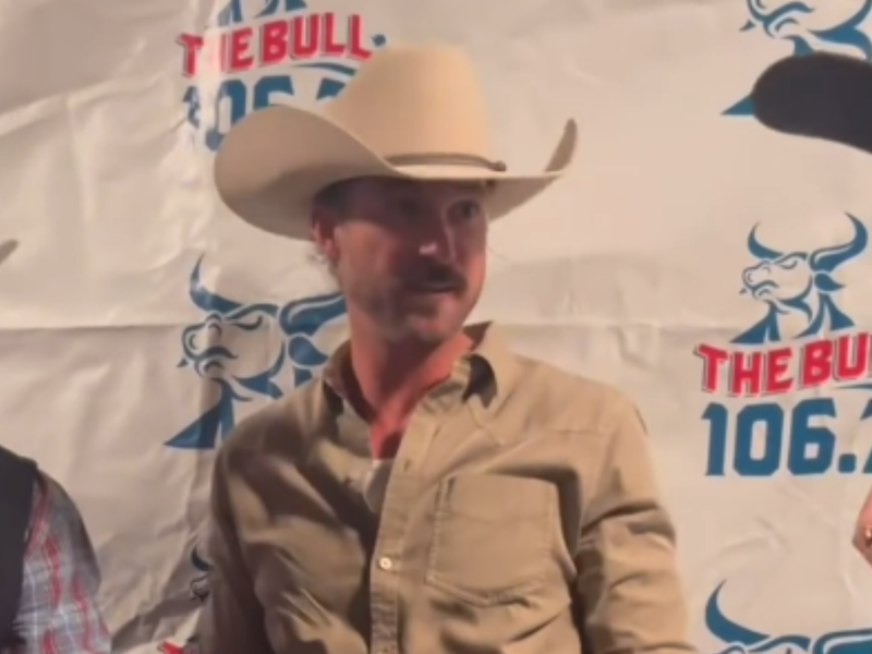 Riley Green's custom Rancher Hat perfectly complements his signature style, custom created for Riley to wear on stage.