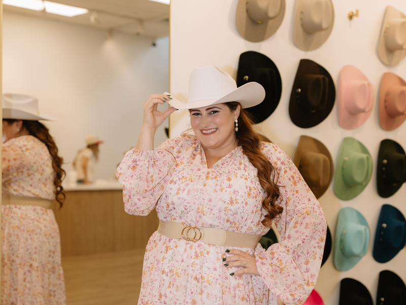 KayCee Stroh at Rancher Hat Bar