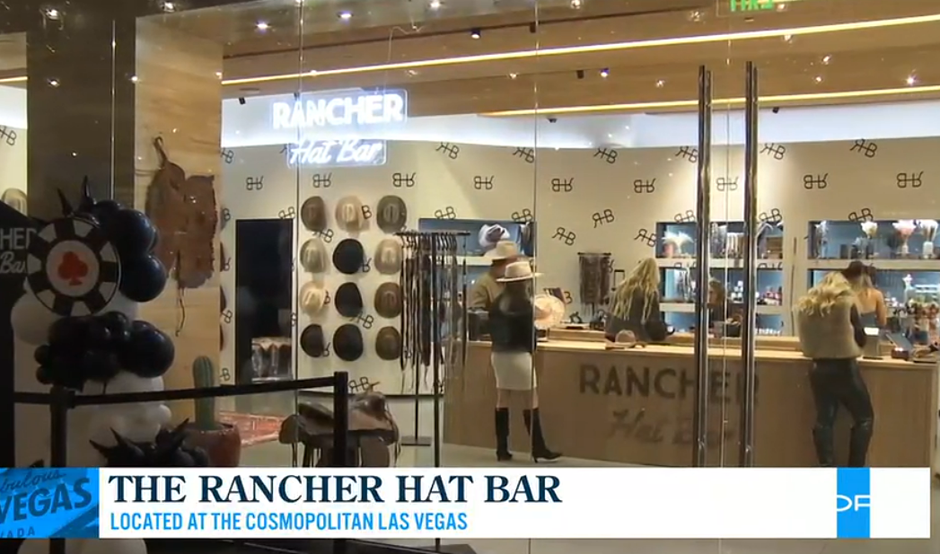 Rancher Hat Bar Las Vegas Storefront In The Cosmopolitan Featured on FOX5