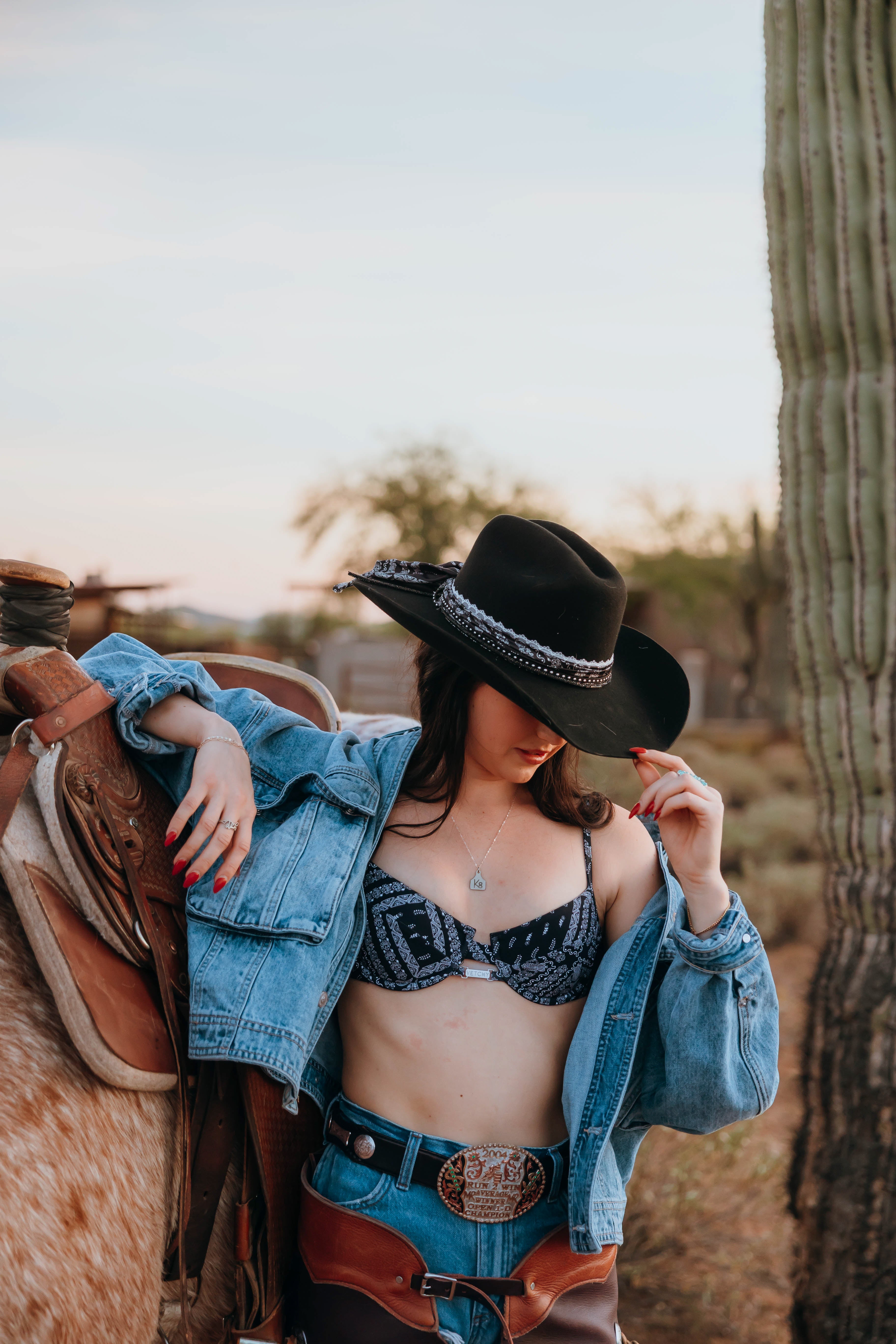 Vetchy Black Cowboy Hat