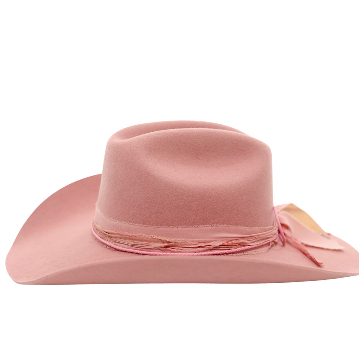 Pink Rancher Hat Gold Chain & Tassel Detail Some of our favorite hats from our Old Town Scottsdale  main image 3
