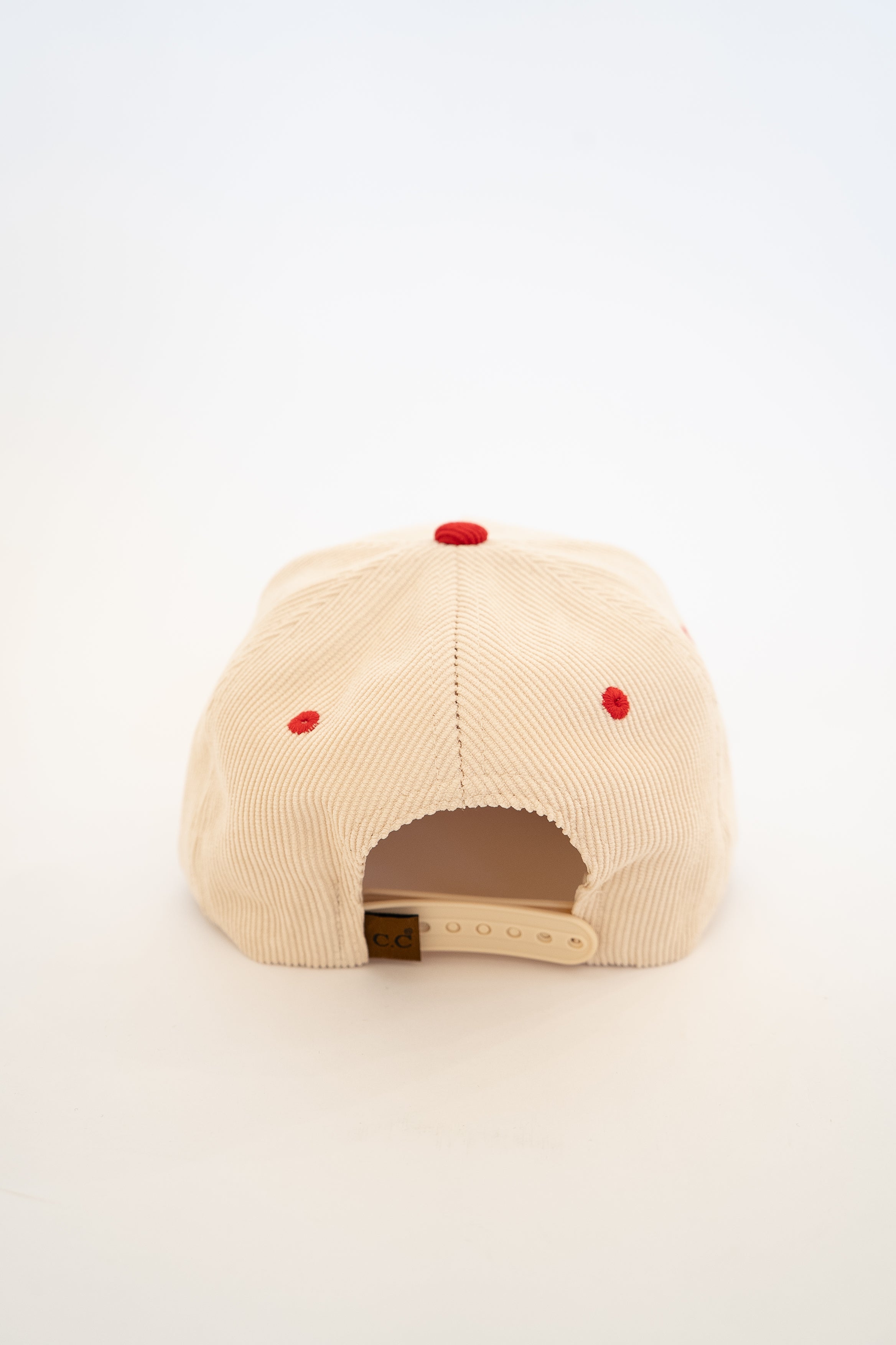 American Honey Red Canvas Trucker
