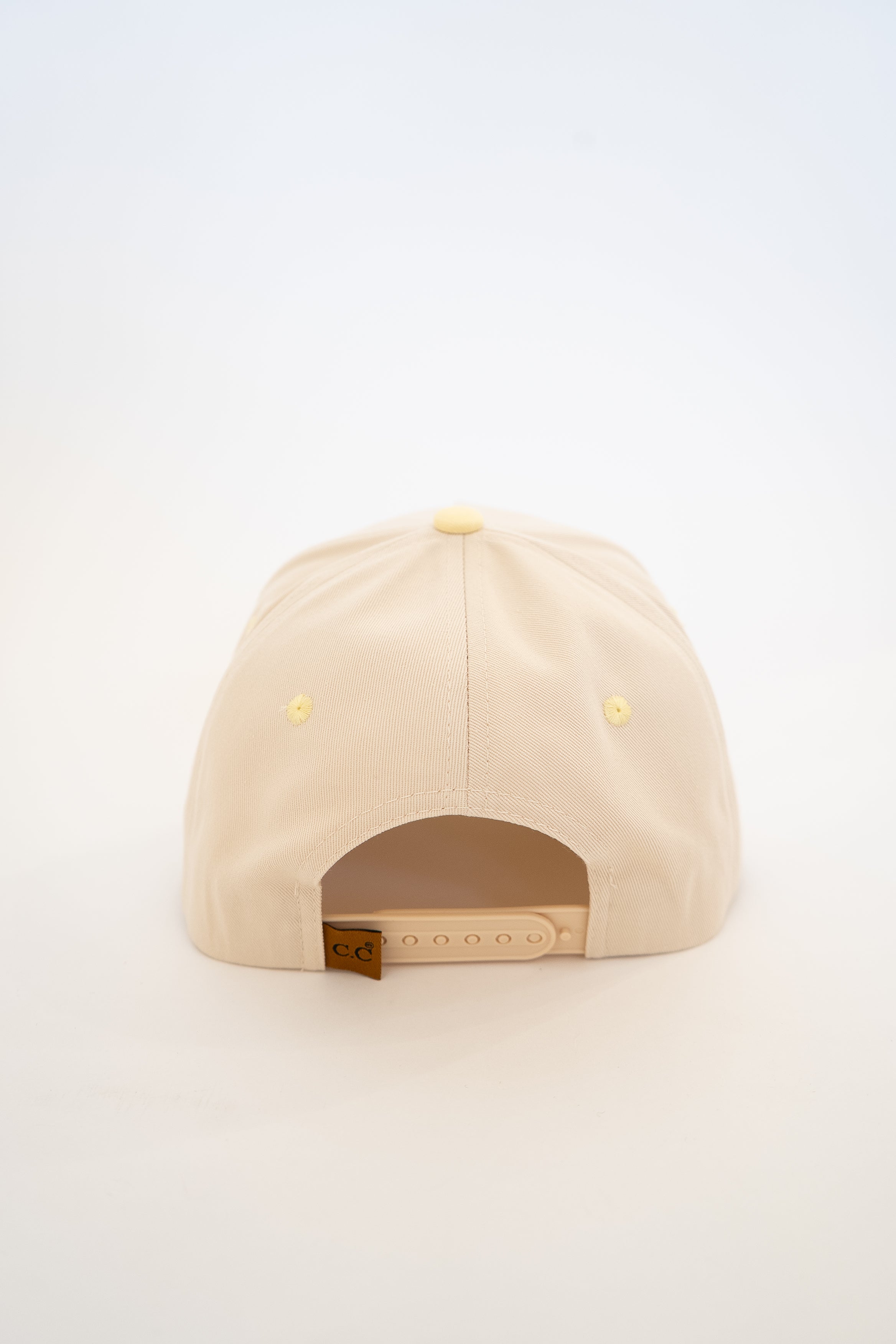 Margs Pink And Yellow Canvas Trucker
