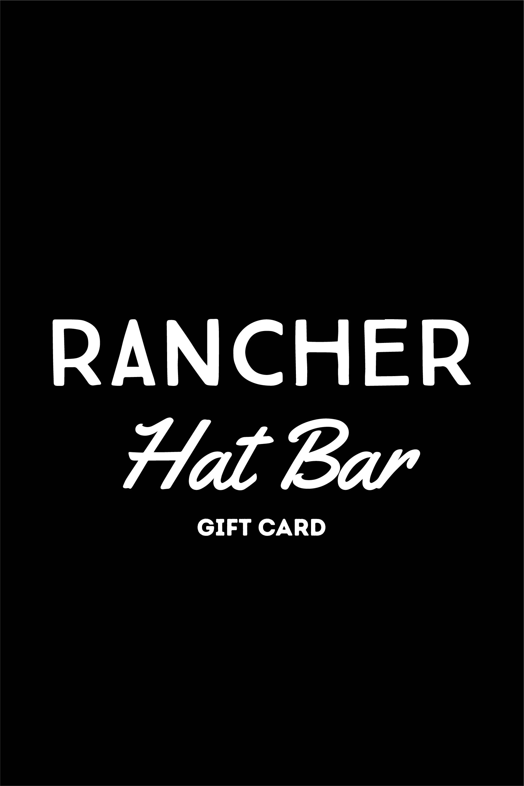 Rancher Hat Bar Gift Card