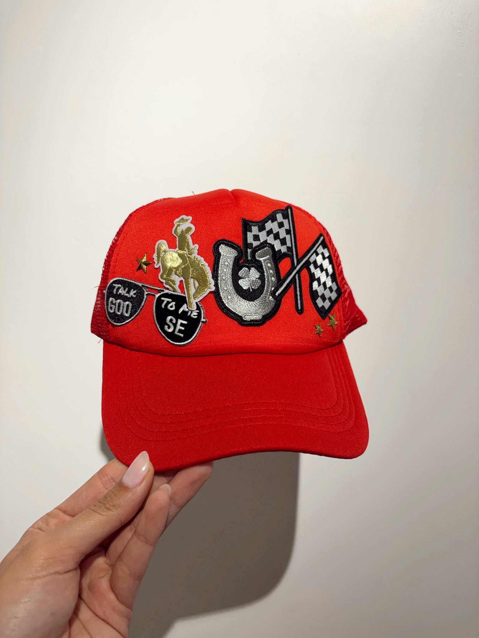 Talk to me goose Trucker Hat Pre-Made