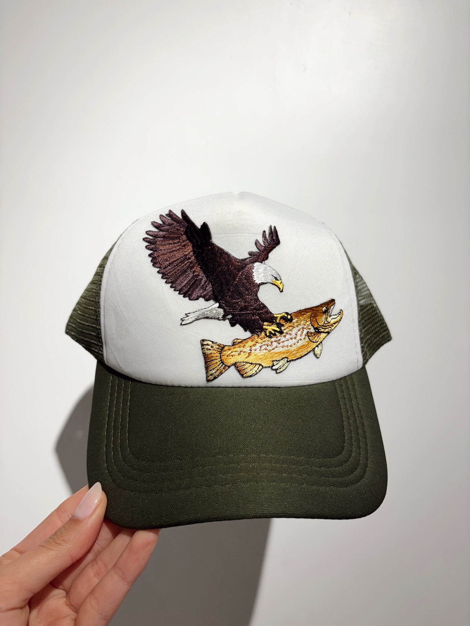 Bald Eagle Trucker Hat Pre-Made