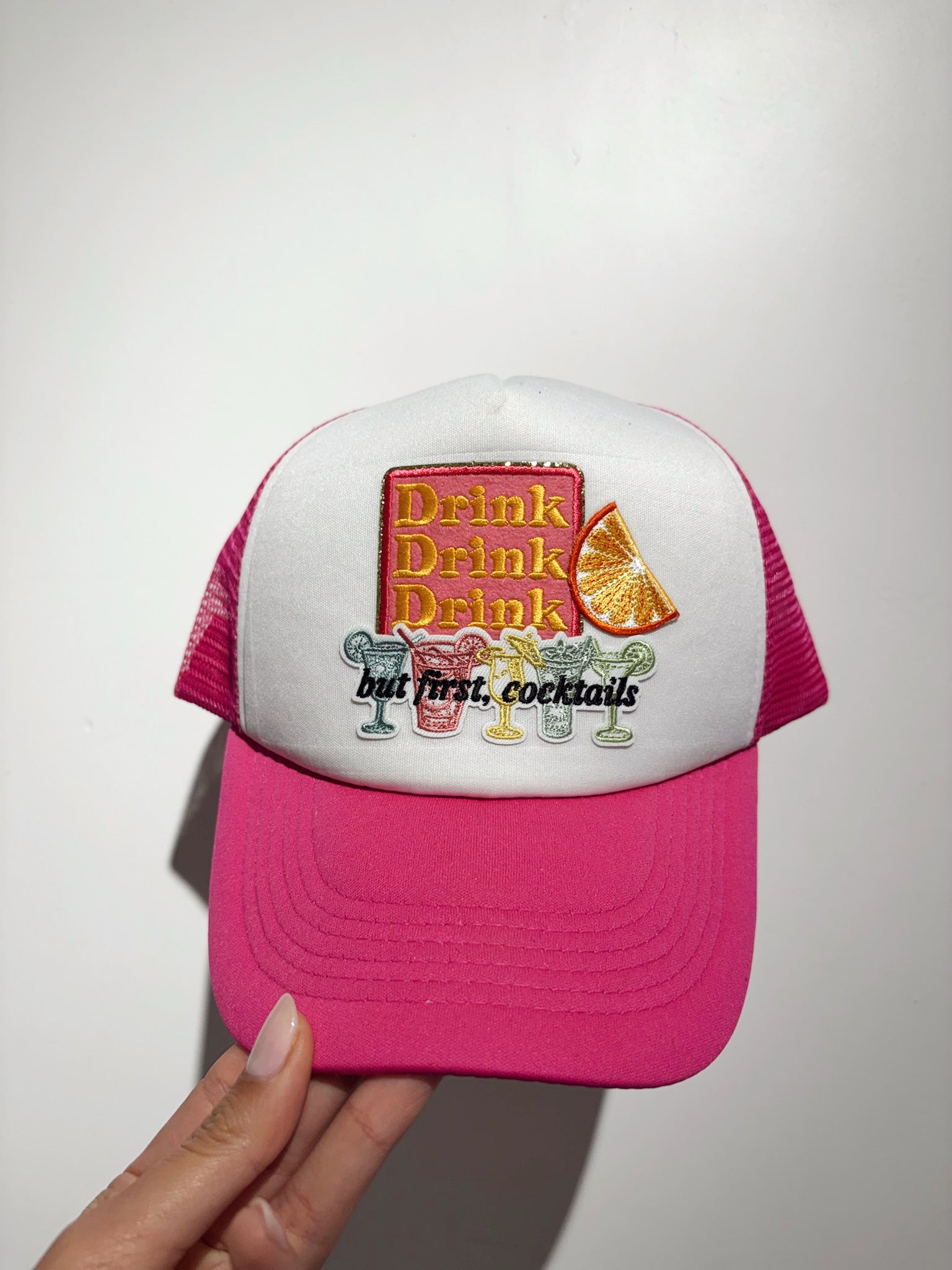 Drink Trucker Hat Pre-Made